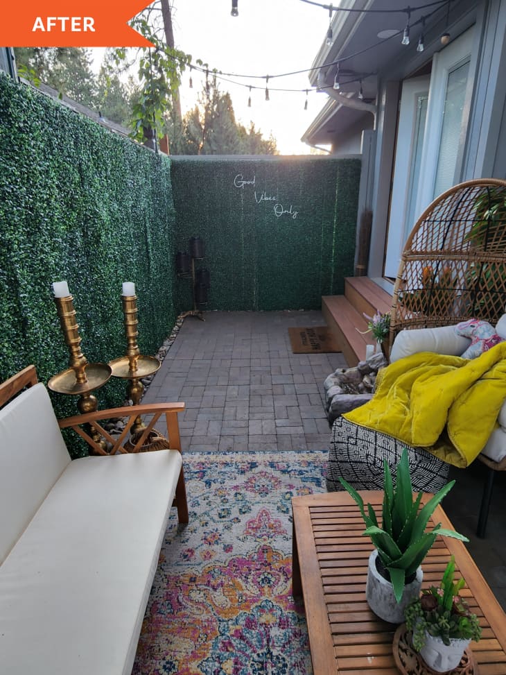 Outdoor Patio Transformation - Before After | The Kitchn